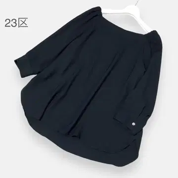 새상품급 23구 상의 워셔블 풀오버 블라우스 46 일본제 온워드
