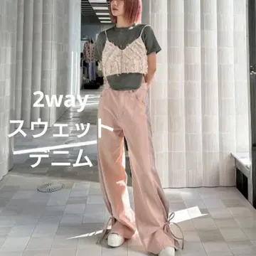 아메리빈티지 맨투맨 리본 데님