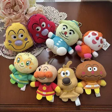 호빵맨 말랑말랑 손가락 인형 마스코트 카츠돈맨 짤랑이