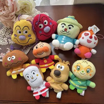 호빵맨 말랑말랑 손가락 인형 마스코트 카츠돈맨 짤랑이