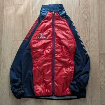 험멜 퀼팅 자켓 아우터 축구 풋살 빨간색 M