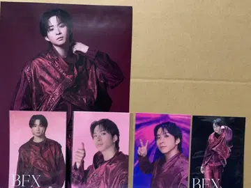 판타 BFX 사와모토 나츠키 플라이어+트레이딩 카드 4종