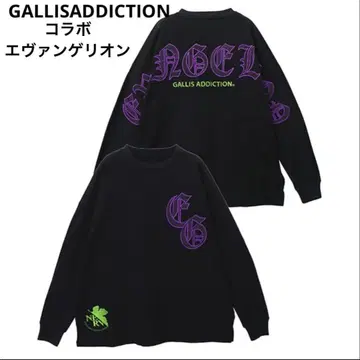 GALLISADDICTION 에반게리온 콜라보 롱t 빅로고
