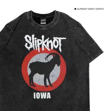 Slipknot 슬립낫 XL 반팔 티셔츠 헤비메탈 밴드T