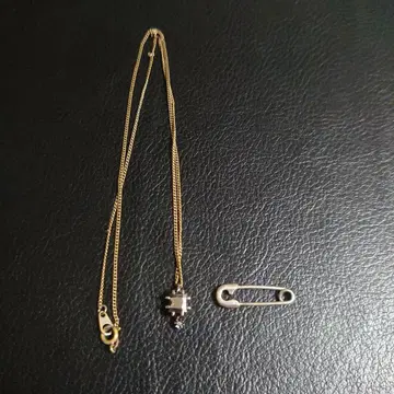 JAM HOME MADE 목걸이 & 안전핀형 귀걸이 2세트