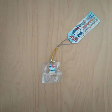 산리오 고토치 키티 우동 장인 버전 카가와 한정판 스트랩 골드
