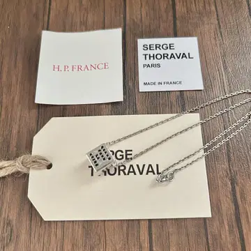 SERGE THORAVAL 눈 녹은 목걸이