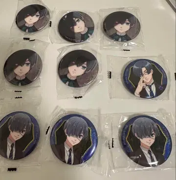 흑집사 시엘 홀로그램 사양 캔 배지