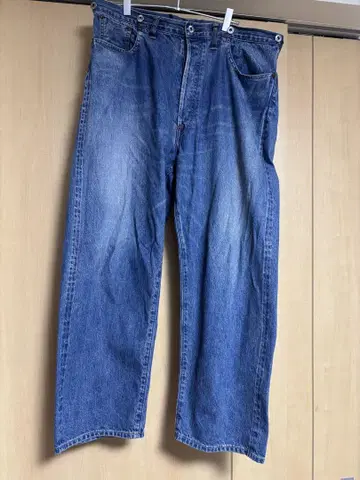아프레쎄 23AW 데님 No.22 Washed Wide