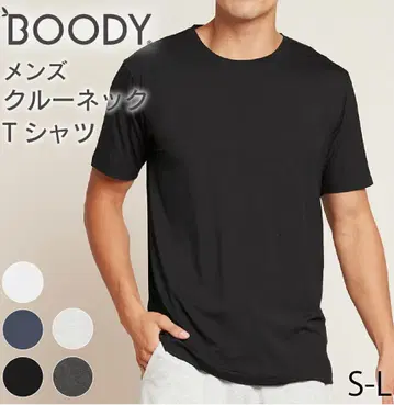 BOODY 남성용 크루넥 T셔츠 라이트 그레이 L