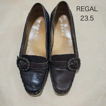 REGAL 리 펌프스 다크 브라운 가죽 23.5cm 봄/가을/겨울