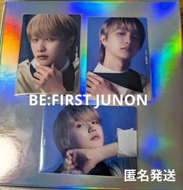 BE:FIRST 소라 JUNON 트레이딩 카드 ABC 3종 세트 주논