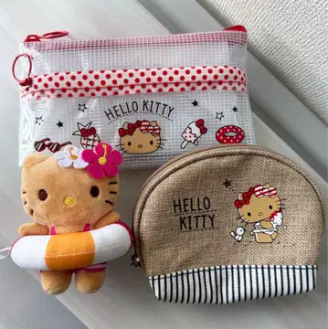 산리오 헬로키티 일광화상 키티 파우치 키링