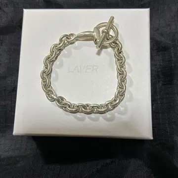 laver 러버 925 체인 팔찌 8mm 20cm