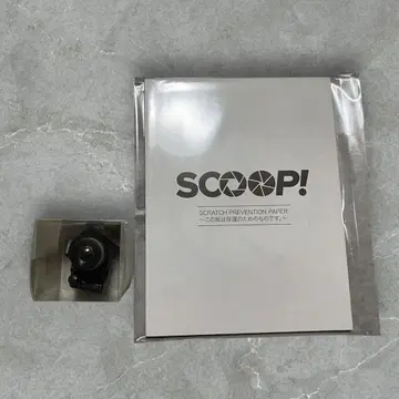 새상품 영화 scoop 카메라 키링 굿즈와 팜플렛 세트 판매