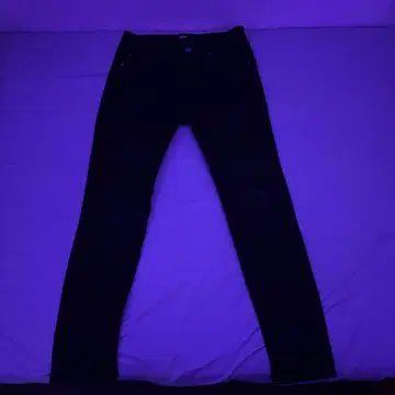 AZUL by MOUSSY 블랙 데미지 스키니
