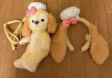 쿠키앤 봉제 인형 미니백 머리띠 숄더백
