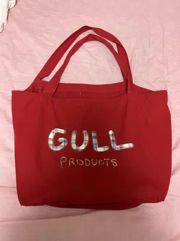 COMMON GULL PRODUCTS 대용량 레드 토트백