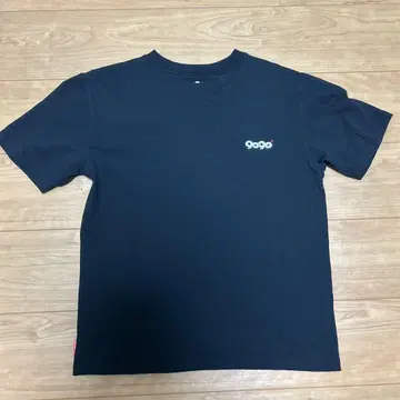 9090 블랙 로고 코튼 T셔츠 NINETY NINETY