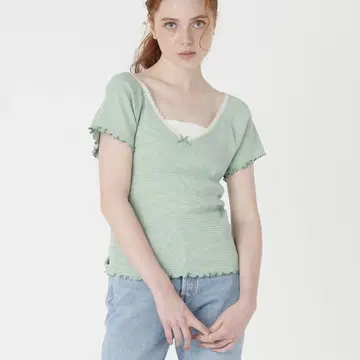 Levi's DRY GOODS 티셔츠 그린 M 사이즈