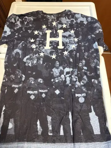HUF 그래픽 프린트 T셔츠 powder Blue