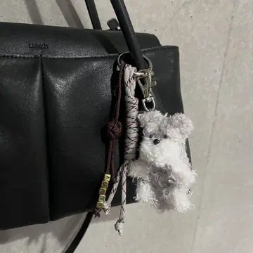 이름 입력 커스텀 가능 핸드메이드 백참 슈나우저