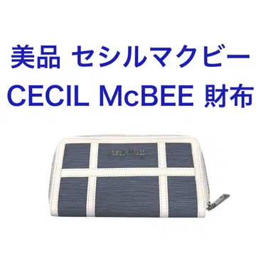 새상품급 세실 맥비 CECIL McBEE 라운드 지퍼 장지갑