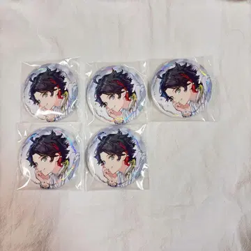 ART OF NIJISANJI 사에구사 아키나 캔뱃지 5개 세트