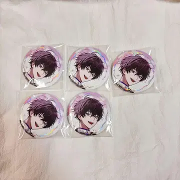 ART OF NIJISANJI 사에키 잇테츠 캔뱃지 5개 세트