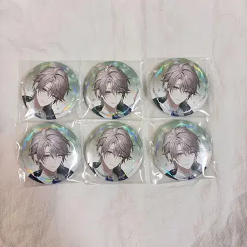 ART OF NIJISANJI 카이이다 하루 캔뱃지 6개 세트