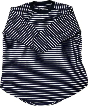 SUPIMA COTTON RAGLAN 3/4 WIDE TEE NAVY