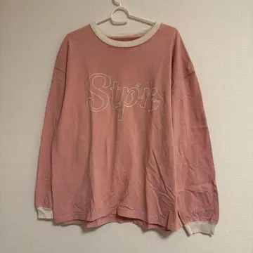 STPR 사토미 오버사이즈 긴팔 티셔츠