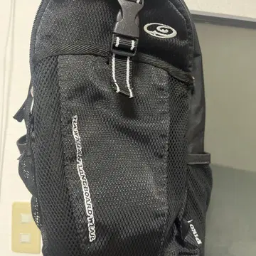 PIKO 90s 나일론 소재 블랙 백팩