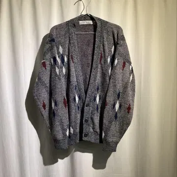 usa 제 vintage jantzen 아가일 무늬 가디건