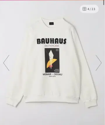 미사용 유나이티드 애로우즈 BAUHAUS 크루넥 맨투맨 S