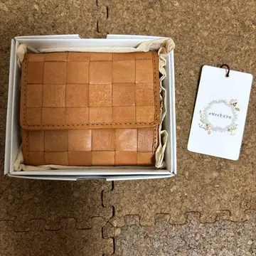 zucchero 즈케로 접이식 지갑 천연 가죽 컴팩트