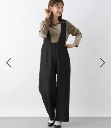 렙심 하이웨스트 서스펜더 팬츠 블랙