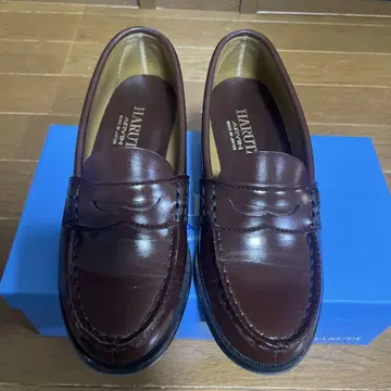 HARUTA 로퍼 브라운 23EE