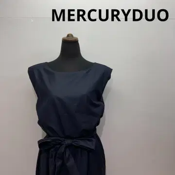 MERCURYDUO 프론트 리본 브라우징 원피스