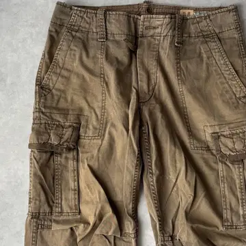14313 USED 카고 팬츠 밀리터리 팬츠 브라운