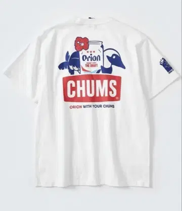 CHUMS 오리온 맥주 T셔츠