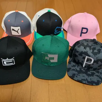 PUMA 캡 5개 세트 컬러풀