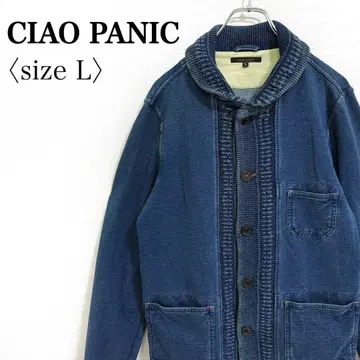 CIAO PANIC 숄카라 데님풍 자켓 L 남성용