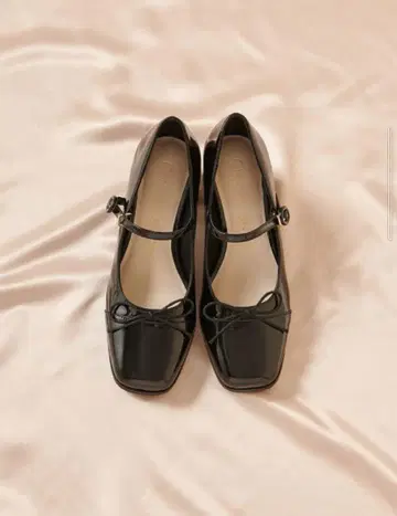 SNIDEL Chacott 콜라보 멜리 제인 펌프스 BLK L 사이즈