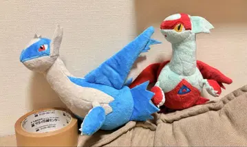 [ 레어 ] 라티오스 라티아스 XY 봉제 인형 세트