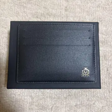 dunhill 블랙 가죽 카드 케이스