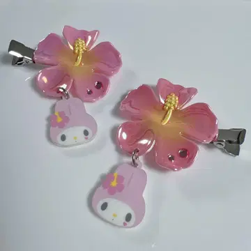 [ 마이멜로디 ] 두근거리는 헤이세이 코갸루 헤어 클립 세트