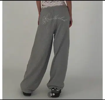 kisstheclub 레이스 스웨트 팬츠