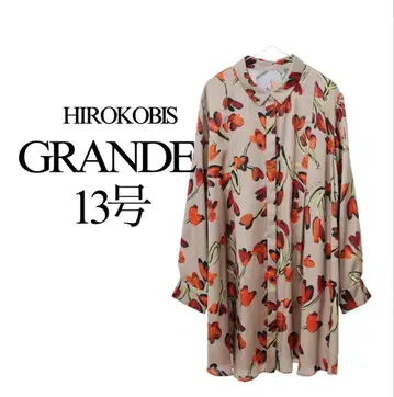 HIROKOBIS GRANDE 히로코비스 그랑데 13호 꽃무늬 셔츠