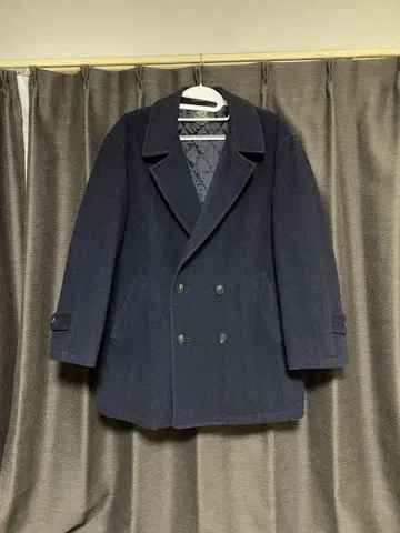 90s NEW YORKER 일본제 코트 네이비